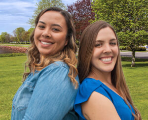 two smiling ladies
